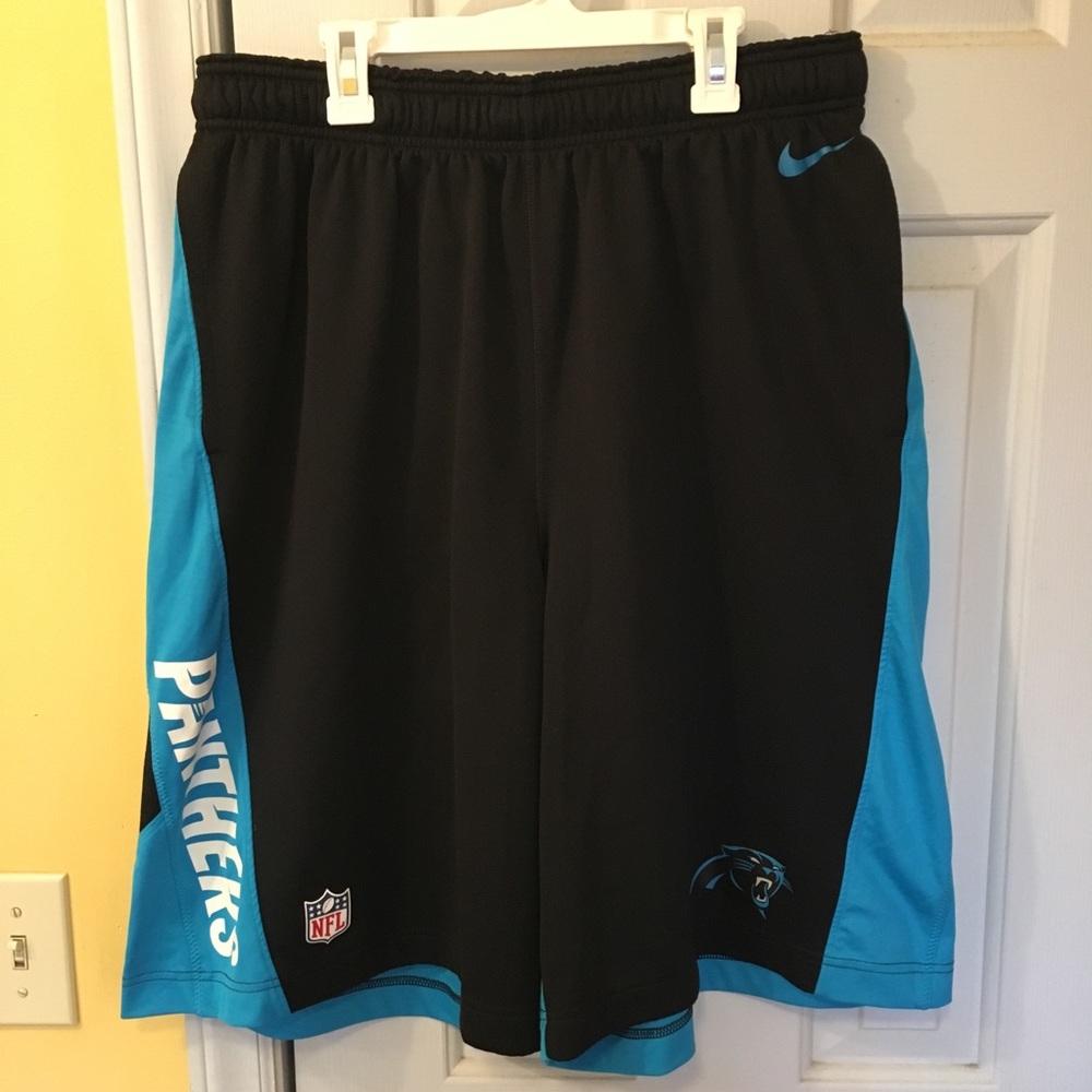 Carolina Panthers NFL Nike dri-fit shorts